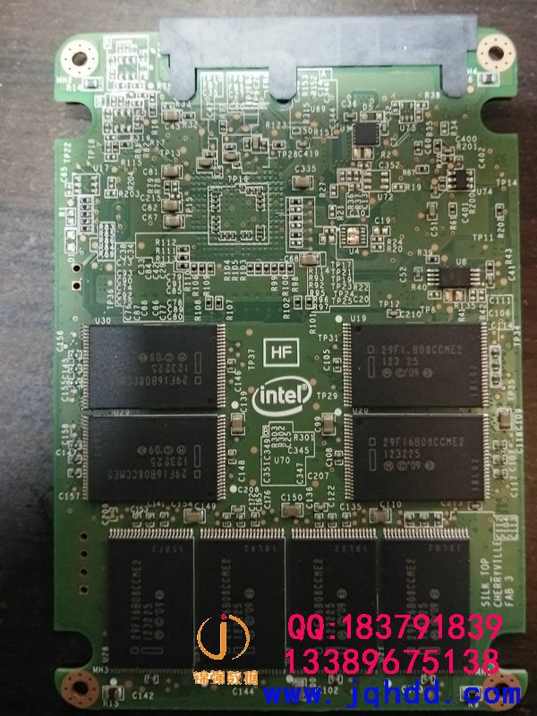INTEL SSD 520 120GB 通电没反应短路修复OK