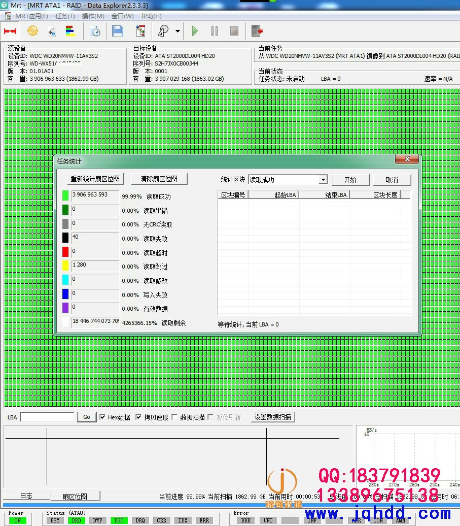 WD/西部数据WD20NMVW-11AV3S2读取数据卡机成功恢复数据-图片2