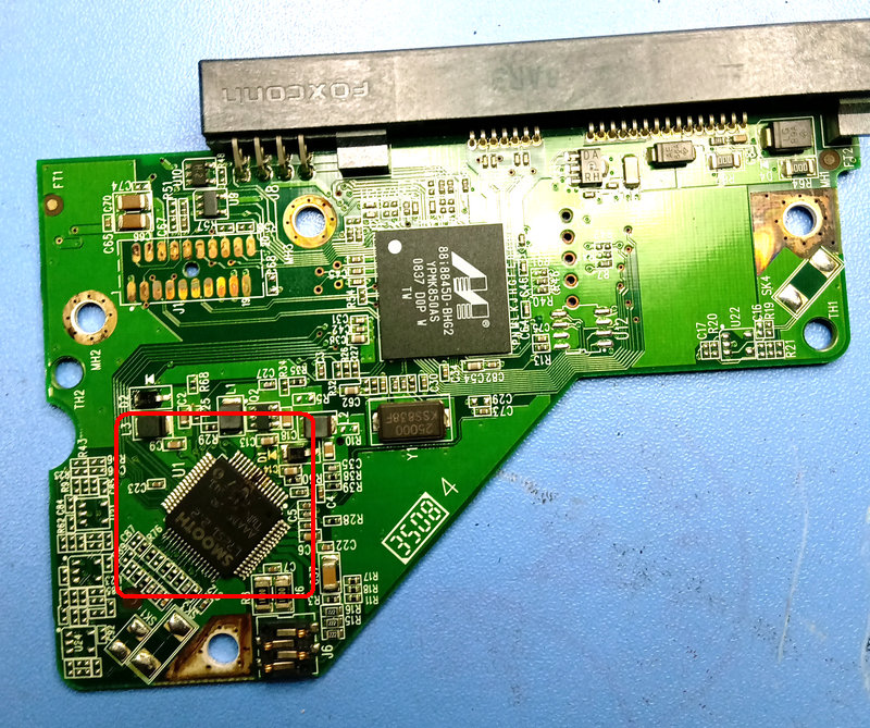西数 WD3200AAJS WD3200AAKS电源接错电路板烧坏磁头短路数据恢复案例-图片1