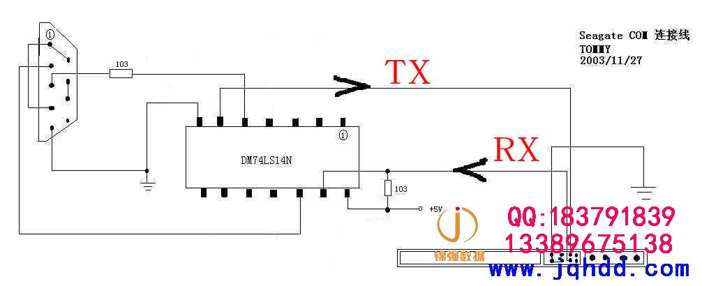 常用硬盘COM指令线制作教程和常见品版硬盘连接方法