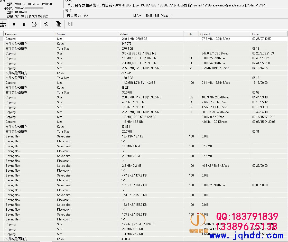 WD/西数WD10SMZW-11Y0TSO板号800066读取速度慢二次开盘恢复成功案例-图片1